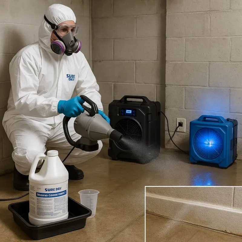 Sanitization and Odor Removal process in Clinton, OK