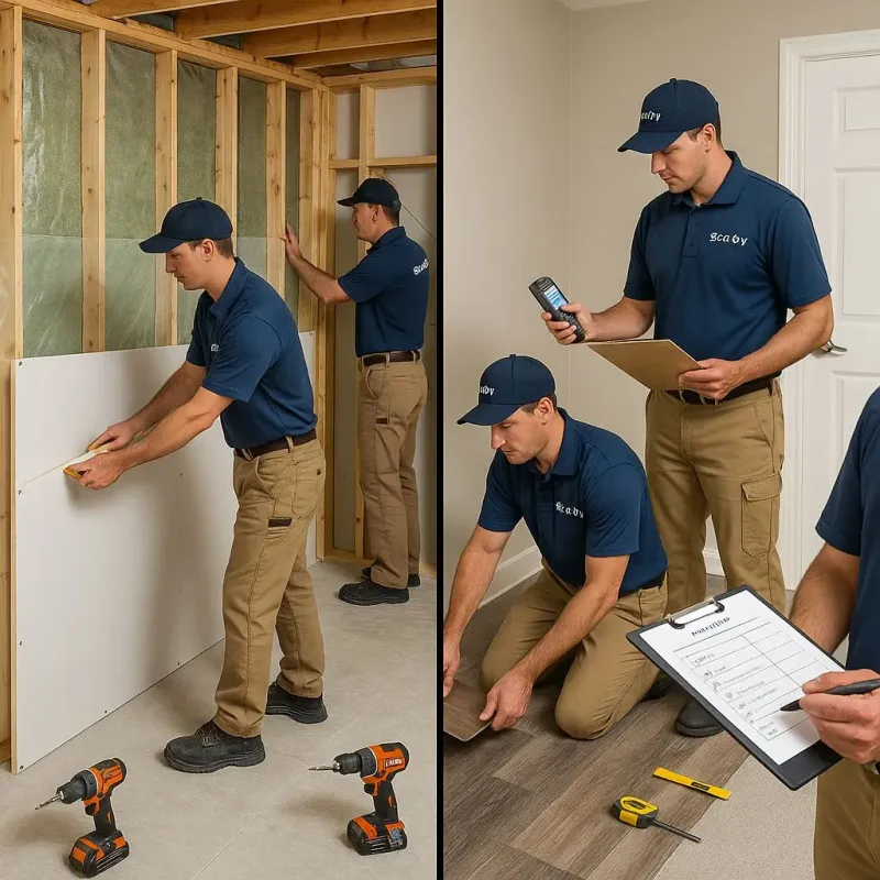 Repairs and Reconstruction process in Clinton, OK