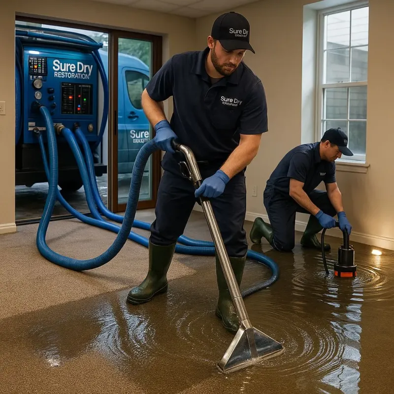 Water Extraction and Removal process in Clinton, OK